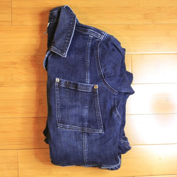 Women's Double Flex Work Denim Coveralls 12 Regular - Picture 2 of 7